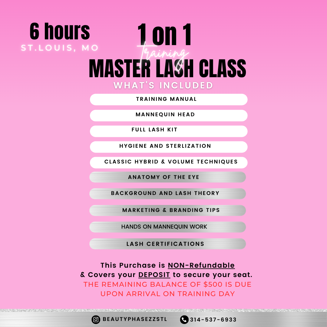 1 on 1 Deposit | Combo Lash Training