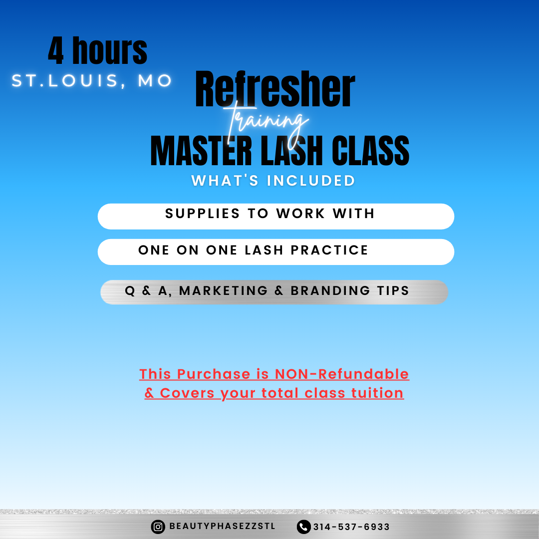 Lash Refresher PAY IN FULL