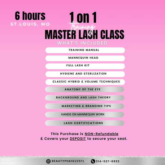 1 on 1 PAY IN FULL | Combo Lash Training