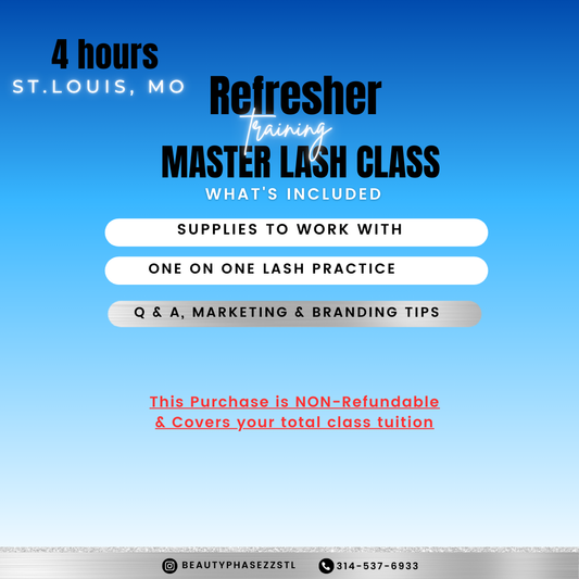 Lash Refresher PAY IN FULL